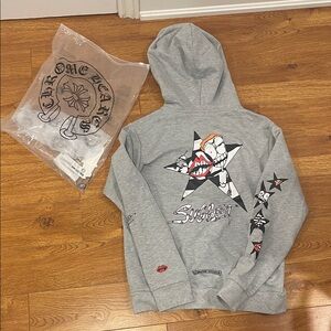 Chrome Hearts Gray Suggest Matty Boy Hoodie